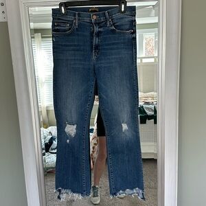 Mother Step Crop Fray - Stepping on Coals - Size 29
